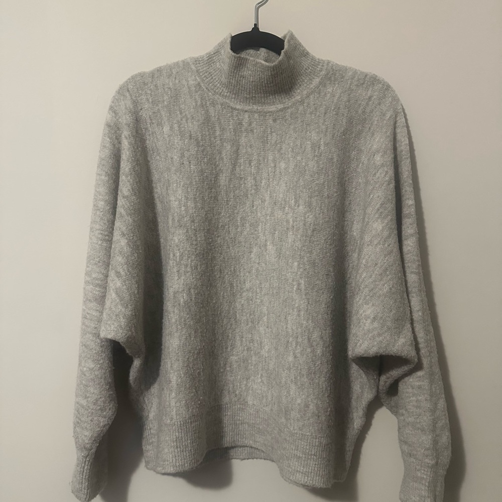 Gray H&M mockneck